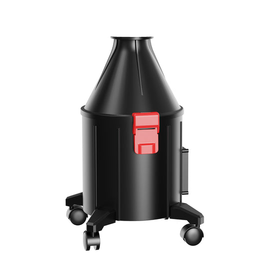 2 in 1 Cyclone Dust Collector Separation Vacuum Cleaner Wall Mounted Wheeled Modes Dust Collector Woodworking Tools Contractor Polish Pollen Ash etc Focusing Small Dust (Whole Rocket Set)