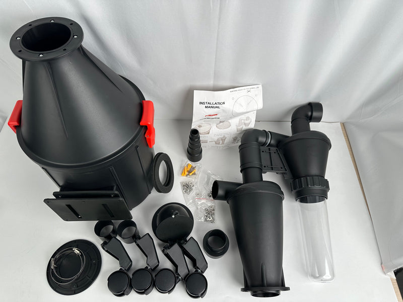 Load image into Gallery viewer, 2 in 1 Cyclone Dust Collector Separation Vacuum Cleaner Wall Mounted Wheeled Modes Dust Collector Woodworking Tools Contractor Polish Pollen Ash etc Focusing Small Dust (Whole Rocket Set)