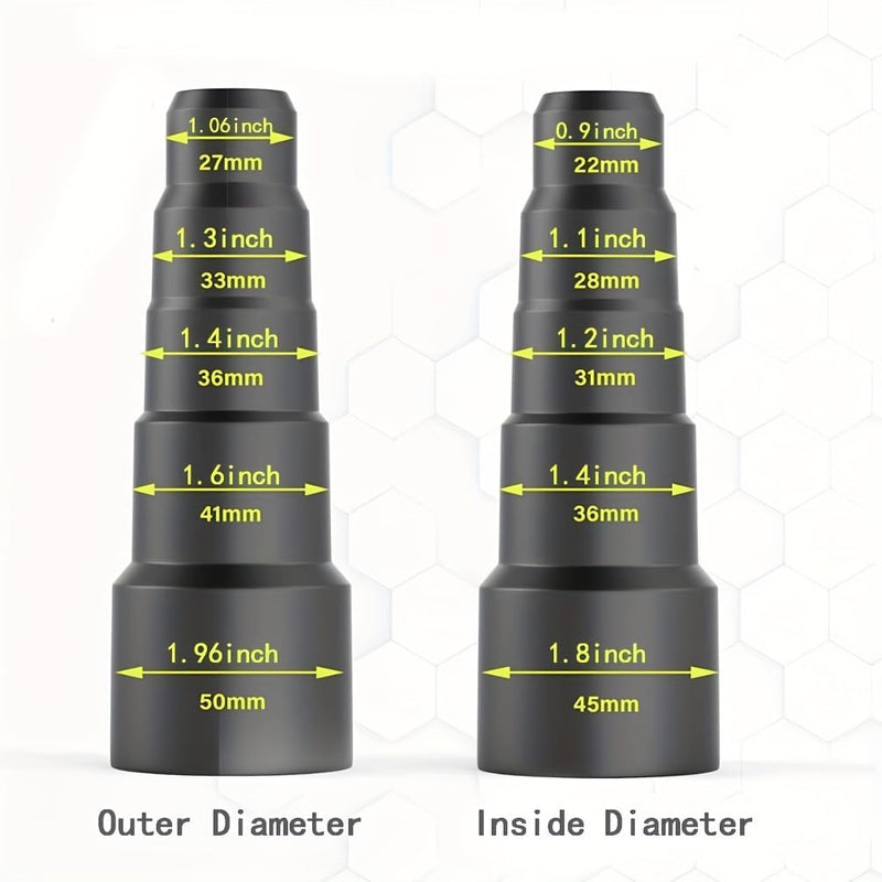 Load image into Gallery viewer, Double Filtration - Cyclone Dust Collector, 50mm/2'' DIY Turbocharged Woodworking Wall Ash Filter Industrial Separator Collector Canister for Shop-vac Ductwork CONTRACTOR TOOLS