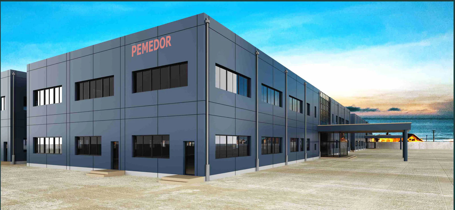 Pemedor factory exterior from the original storefront