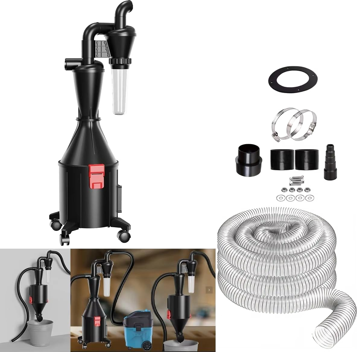 Pemedor 2-in-1 Rocket Collector with mobile base and accessories