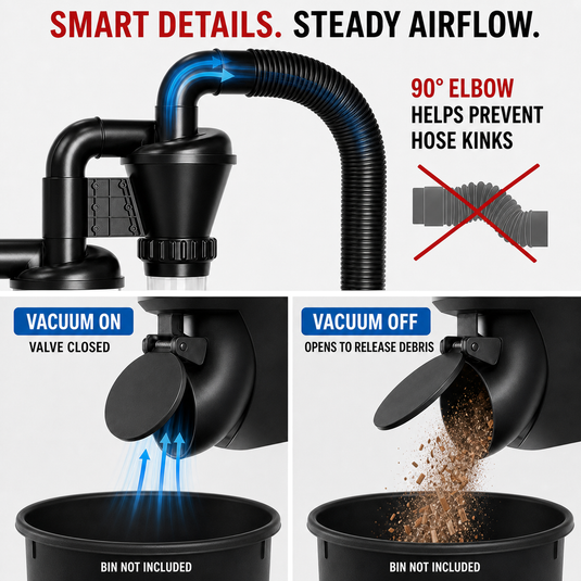 2-in-1 Cyclone Dust Collector for Shop Vac