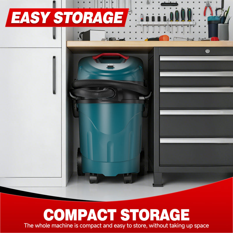 Load image into Gallery viewer, Auto Clean Dual Cyclone Pre-Separator Industrial Vacuum Cleaner Prevents Filter Clogging Maintains Strong Suction Protects Motor Woodworking Contractor Sanding Workshop Dust Collection 9 Gallon
