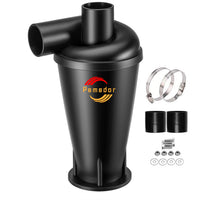 Load image into Gallery viewer, Pemedor Cyclone Dust Collector 50mm/2'' DIY Turbocharged Woodworking Wall Ash Filter Industrial Separator Collector Canister
