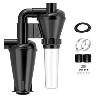 Load image into Gallery viewer, Pemedor Cyclone Dust Collector 50mm/2'' DIY Turbocharged Woodworking Wall Ash Filter Industrial Separator Collector Canister
